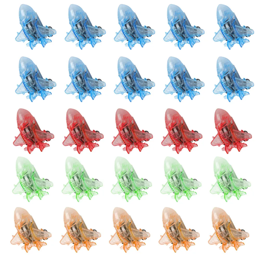 

Набор из 25 миниатюрных самолетиков: безопасные, с гладкими краями без заусенцев, на фрикционном приводе, для развития моторики у детей, разноцветные