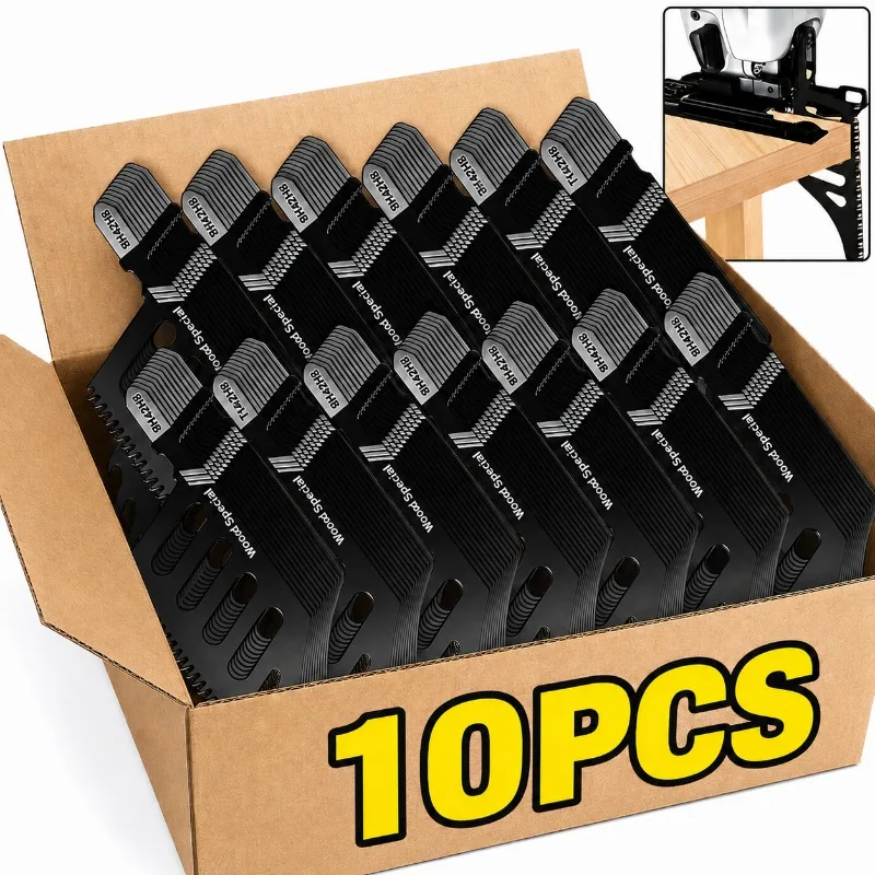 20/1PCS Heavy Duty Jigsaw Blades T-Shank Wood Aluminum Cutting Coarse Teeth Precision Tight Spaces Tools Replaceable Cut Tools