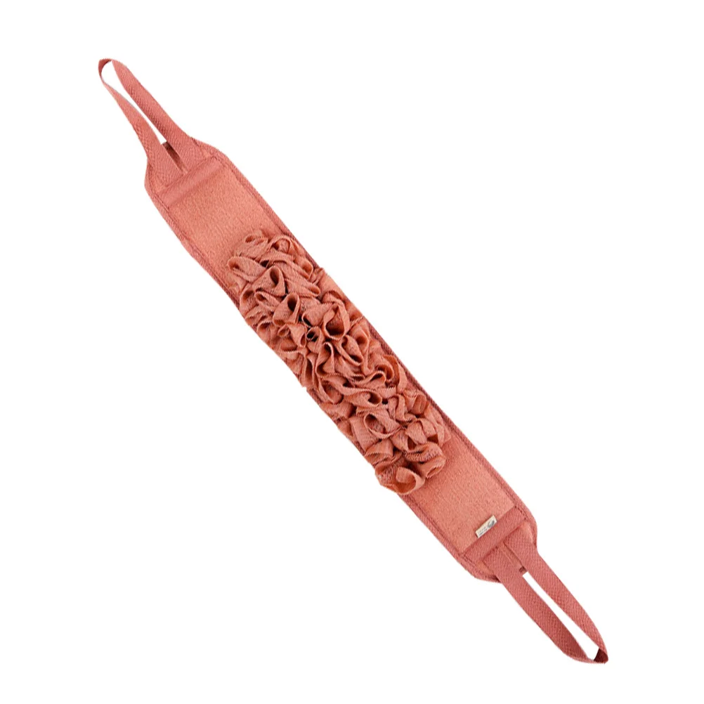 1 قطعة شريط طويل التقشير لتنظيف الظهر مريح دائم الاستحمام منظف الجسم أداة الظهر دش فرك منشفة حمام