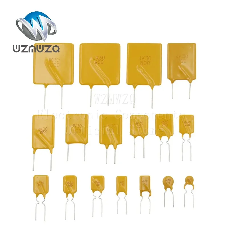 10PCS RXEF 30V 72V Resettable Fuse PPTC 0.5A 1.1A 1.35A 1.6A 3A 4A 5A 6A 8A 9A 50 100 200 500mA 0.1 0.25 0.5 0.75 0.9 2.5A RUEF