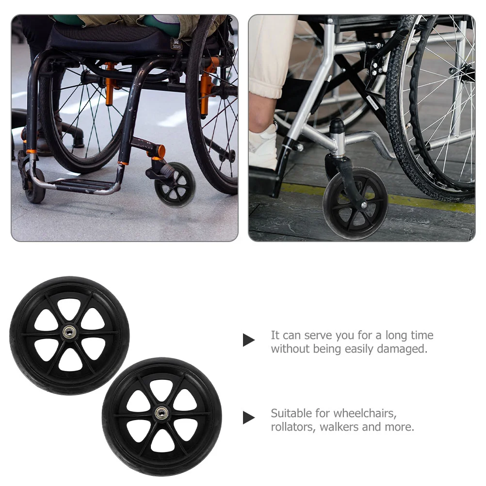 2-delige rolstoelonderdelen Walker Wheels voor vervanging van motorfietsaccessoires