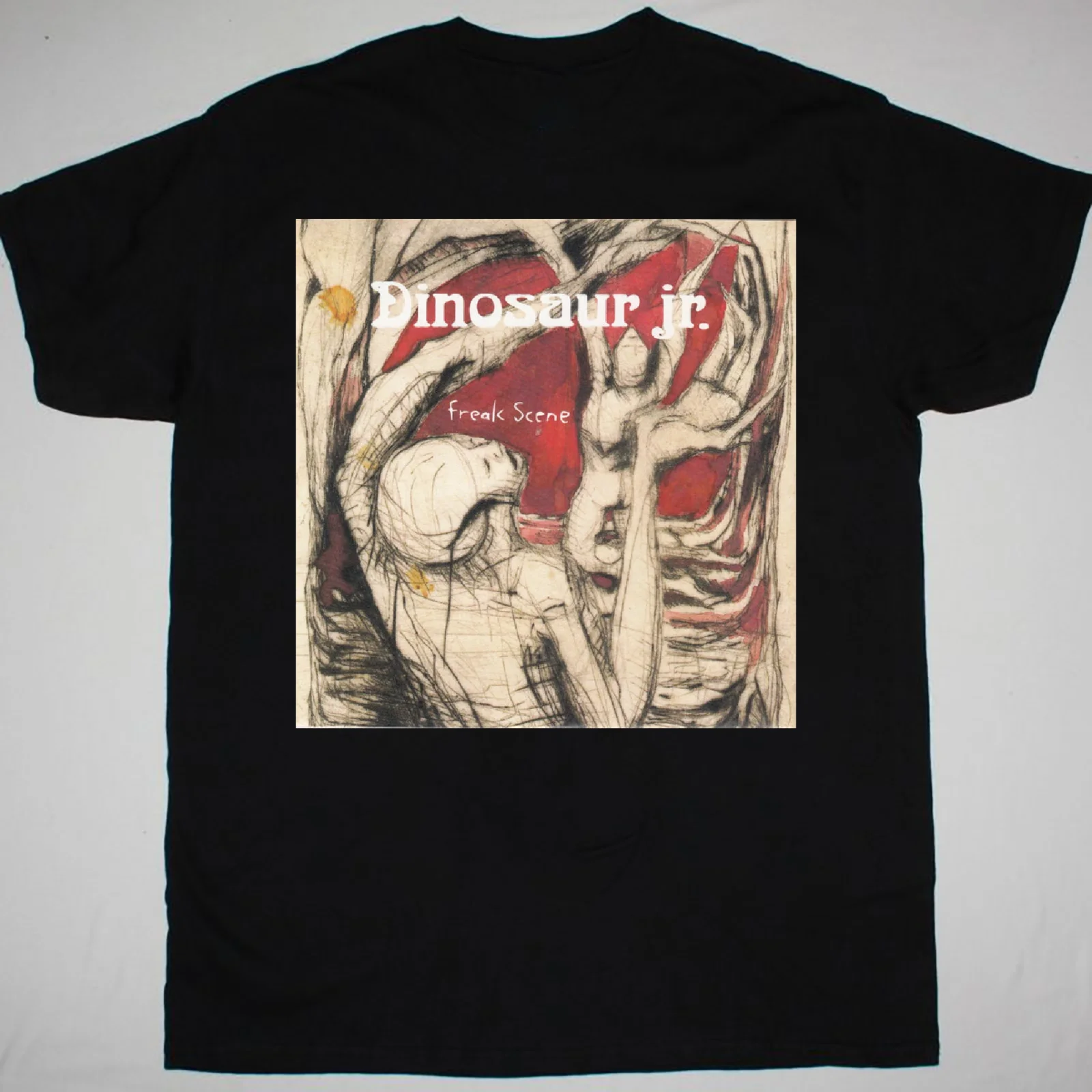 

Футболка Dinosaur Jr Freak Scene Мужская Черная хлопковая, размеры от S до 2345XL, BE627