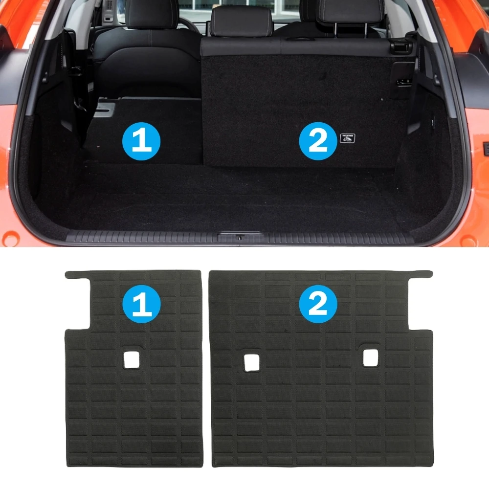 Für Xpeng G6 Auto-Fußmatten Kofferraummatte Laderaumauskleidung Kofferraumauflage TPE 3D-Fußmatte Rückenlehnen-Schutzauflage Wasserdicht Geruchlos – Detail 6