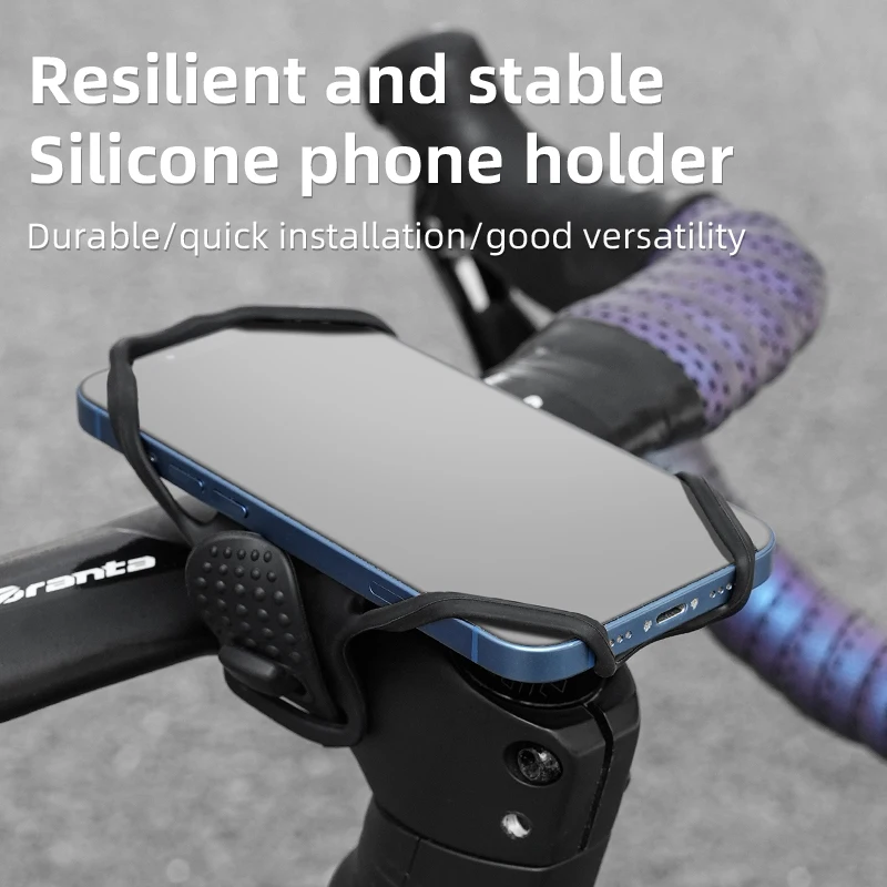 

Bicycle Stand Silicone Quick Release Phone Stand Mountain Bike Electric Bike Navigation Phone Stand Riding Equipment