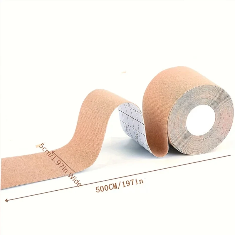 شريط مرن لرفع الثدي، لون البشرة غير مرئي، مسامي، لا يترك أثرًا، مضاد للترهل، حليب مجمع - مثالي بدون حمالات