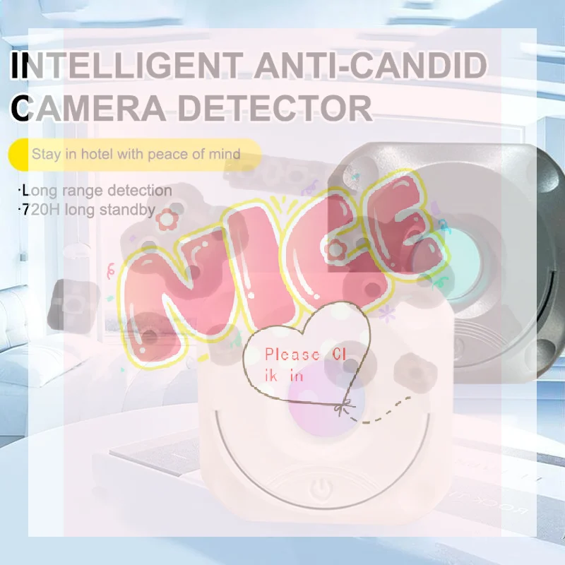 【BA】Infrared Camera Detector Anti Peeping Lens Finder LED Spy Gear For Security Protection Hidden Camera Detection