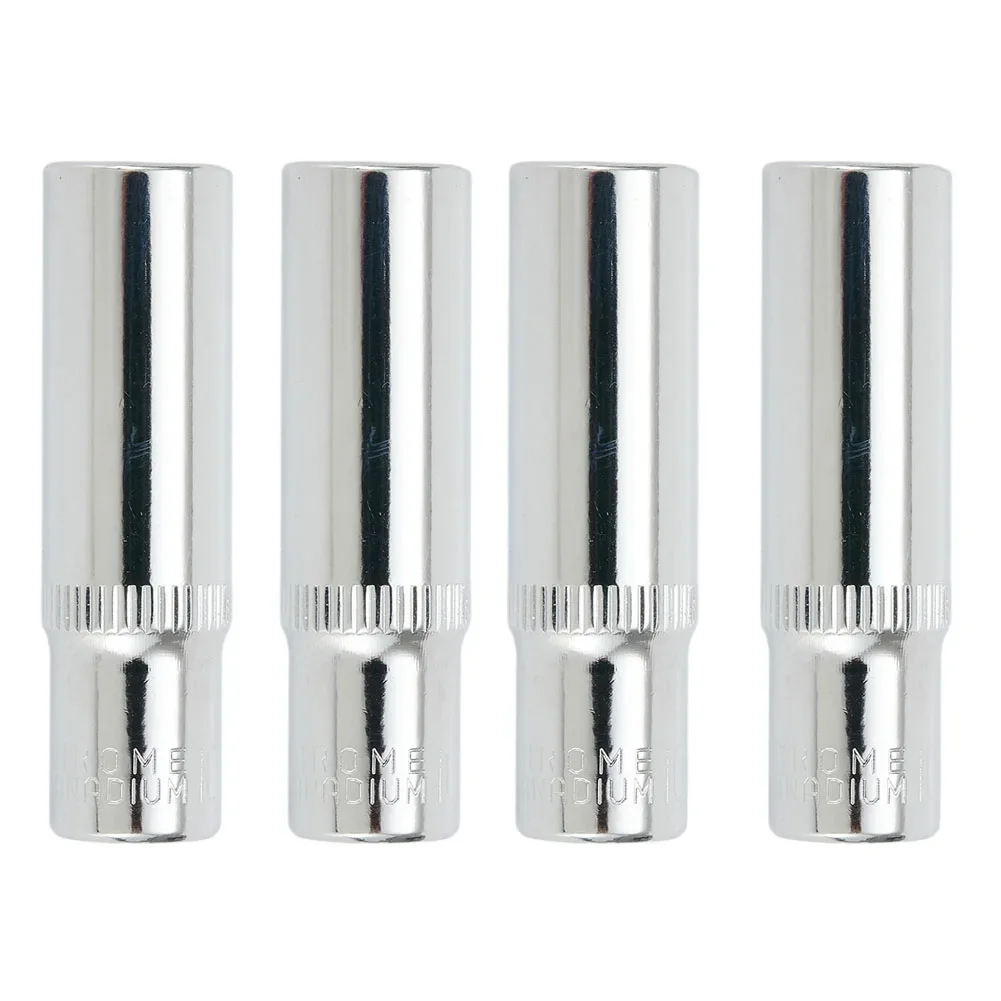 Durable And Longer Lifetime Chrome Plated Finish Deep Sockets High Grade Chrome Vanadium Steel Socket Deep Sockets