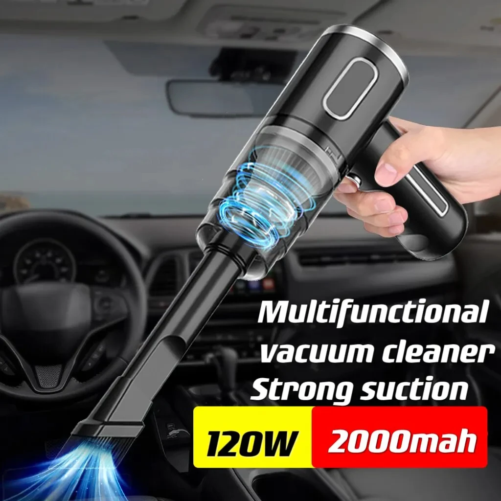 

Car Cordless Vacuum Cleaner Portable Large Suction Household Cleaning Equipment Handheld Dust Collector Small Mini Dust Blower