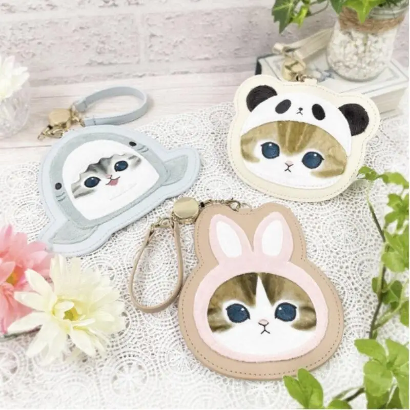 Mofusand Adjustable Card Sleeve Anime Peripherals Cartoon Access Card Protective Cover Card Bus Card Storage Bag Festival Gift