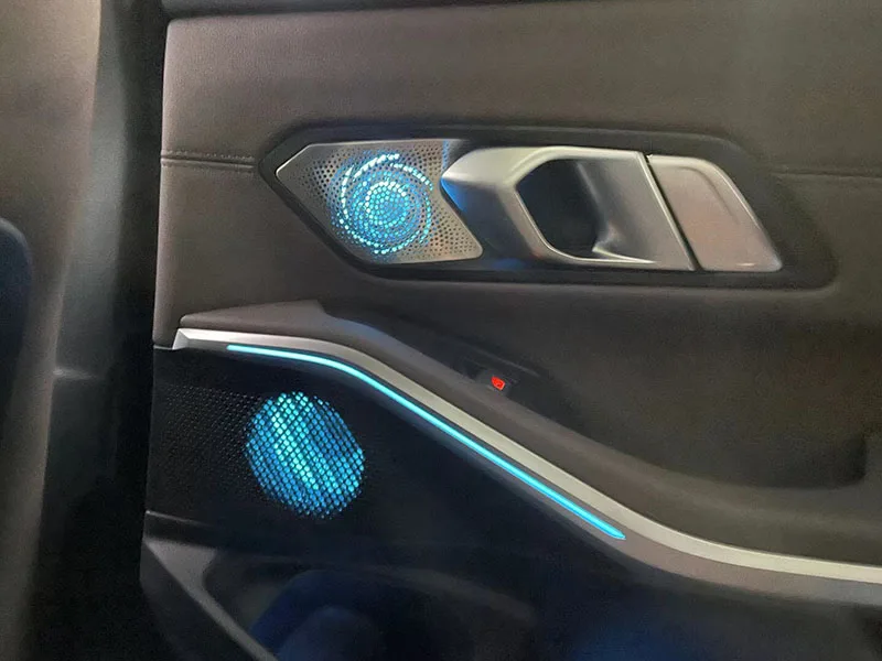 For 3 Series G20 G28 2019-2021 Led Ambient Light Speaker Cover Horn Door Interior Atmosphere Lamp Illuminated Strip