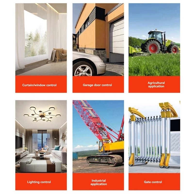 2Pcs Wireless Copy Remote 433Mhz Electric Garage Door Opener Remote Duplicator Clone Code Controller