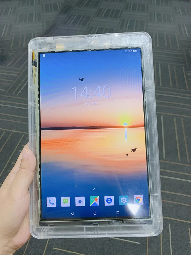 10-Inch transparent shell three-proof tablet 8-core 4G full Netcom camera-free prison smart end point