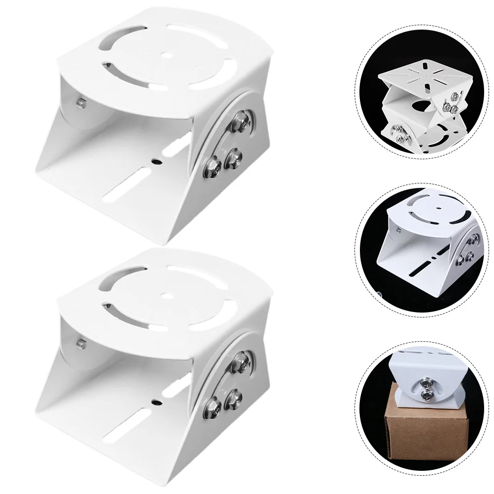 

2Pcs Security Camera Bracket Wall Mount Sturdy Steel Adjustable Camera Holder for Surveillance System Bracket System Stand