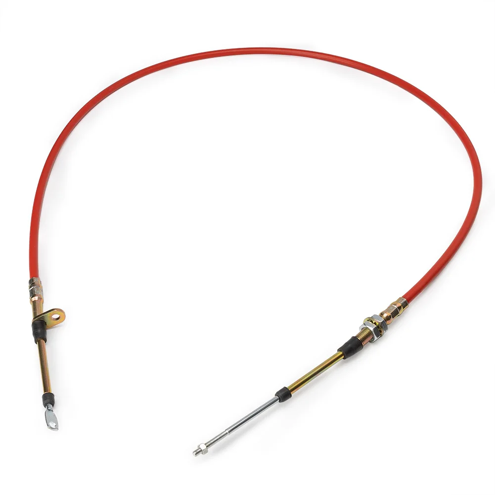 AF72-1002 AF721002 Car Shifter Cable Heavy Duty Race Accessories Kit For B&M 5 Gear Lever 5 FEET Plastic & Metal 59.84 Inch Red