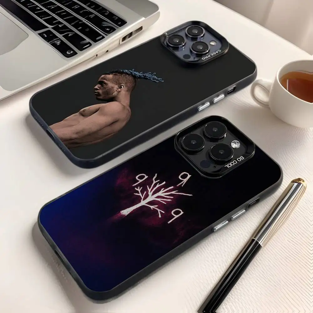

Rapper X-XXXTentacionS Phone Case For iPhone 16,15,14,13,12,11,8,7,Pro,Max,Plus,Mini,XS,SE Anti Fall Black Matte Hard