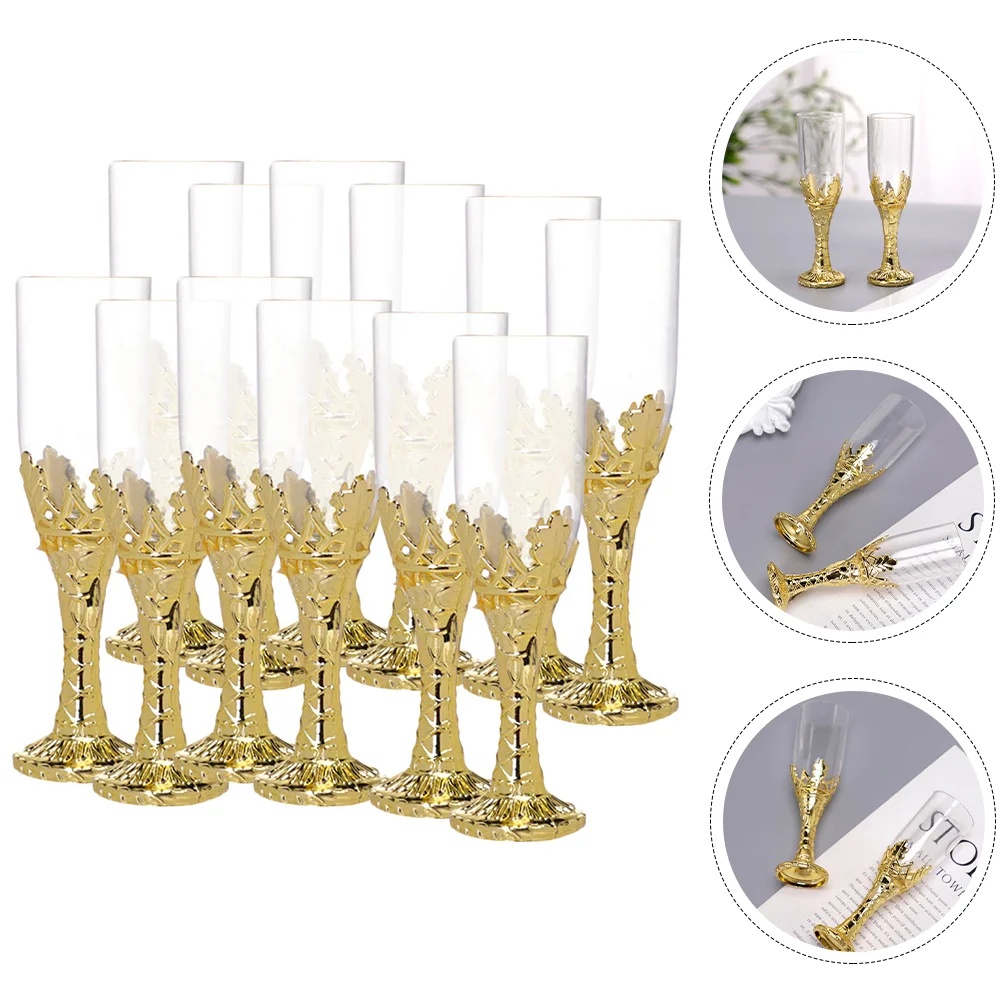 Clear Plastic Glasses Mini Banquet Party Bottles Candy Packing Box 11X3CM Wedding Favor Goblet Shaped Container