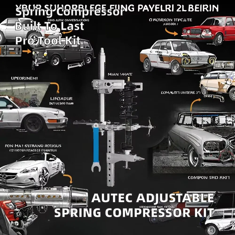Autec Automotive Steel/Iron Spring Disassembler & Compressor Model ATDP603 for Suspension Parts