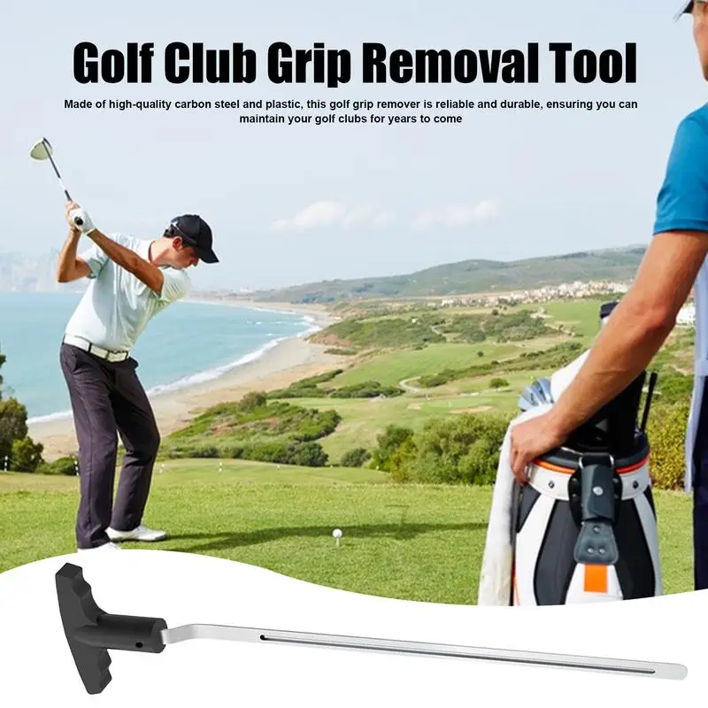 Golf Grip Removal Tool V-Groove Grip Remover Saver For Standard Length Swinging Grips Golf Grip Kit Golf Tools