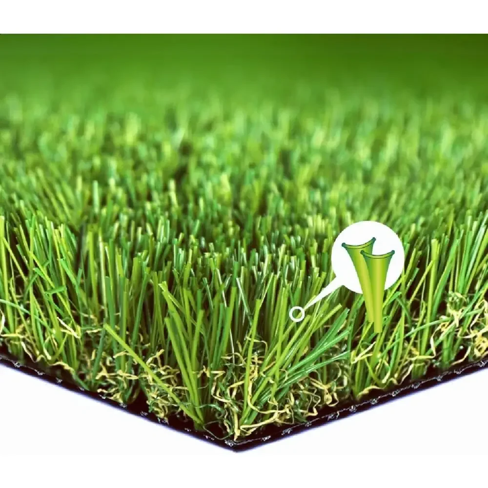 4ft x 4ft Artificial Grass Turf, 1.38 Pile Height, Indoor/Outdoor Synthetic, Realistic Look, Ideal for Balcony, Patio, and Pet A