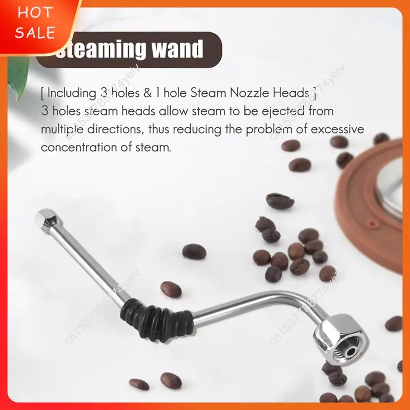 عصا البخار لـ Delonghi EC680 لآلات القهوة Rancilio أطراف فوهة البخار ذات فتحة واحدة A62X