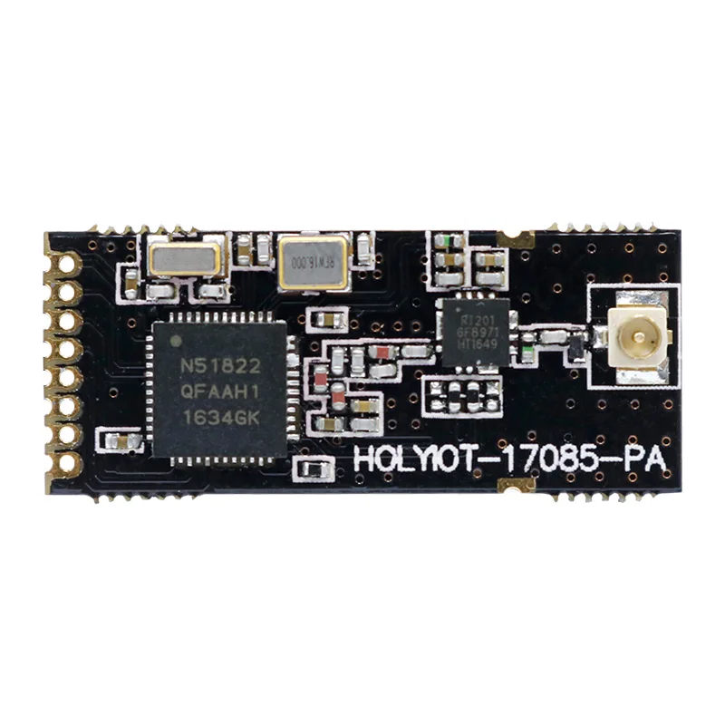 long distance nordic nRF51822 BLE module ibeacon power amplification PCB and IPX antenna