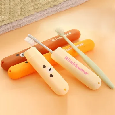 20pcs Toothbrush Holder Organizer Plastic Case 3 Color Portable Travel Case Box