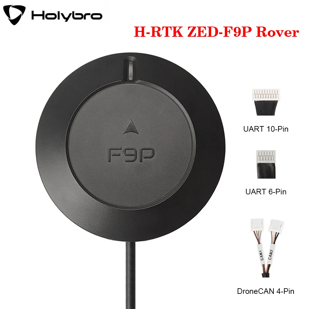 Holybro H-RTK ZED-F9P Rover Centimeter-Level Accuracy RTK Positioning High-Precision RM3100 Compass IP66 for RC FPV Drone