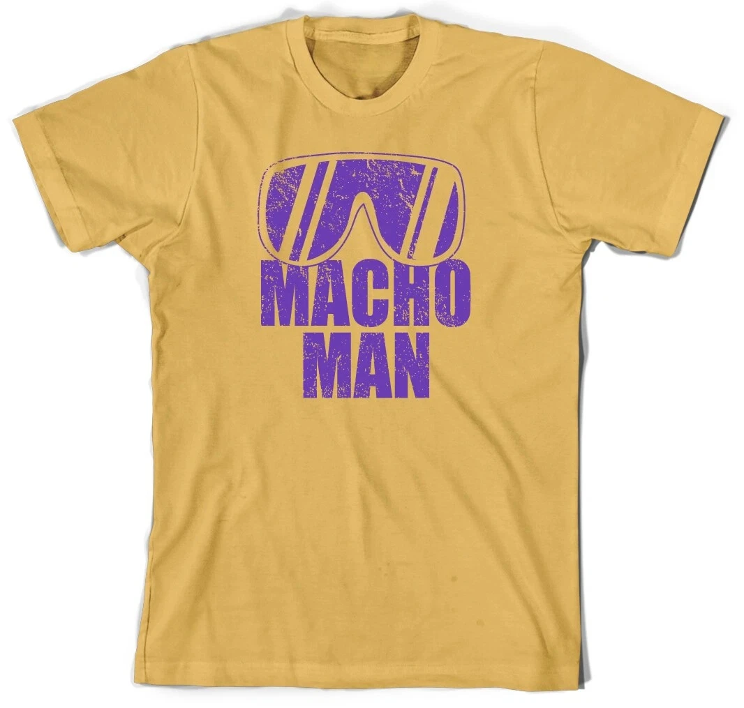 Футболка Macho Man, официальная легенда борьбы, случайный костюм, элитная роскошь для мужчин и женщин