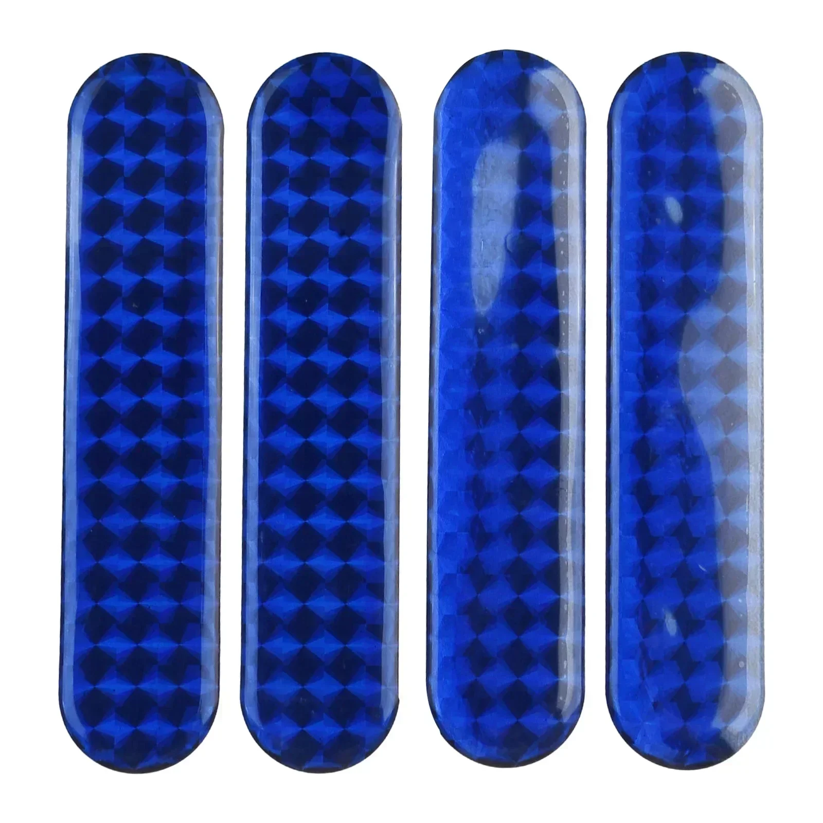 New Practical Reflective Sticker 4pcs Blue Drop Glue +PVC Easy To Install For Tricycles For Truck High Quality