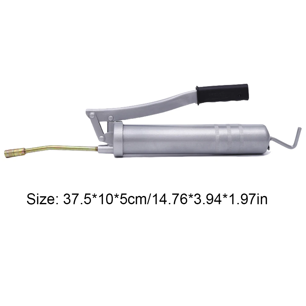 手動圧力グリースガン,500cc,頑丈,手動オイルガン,車両修理ツール