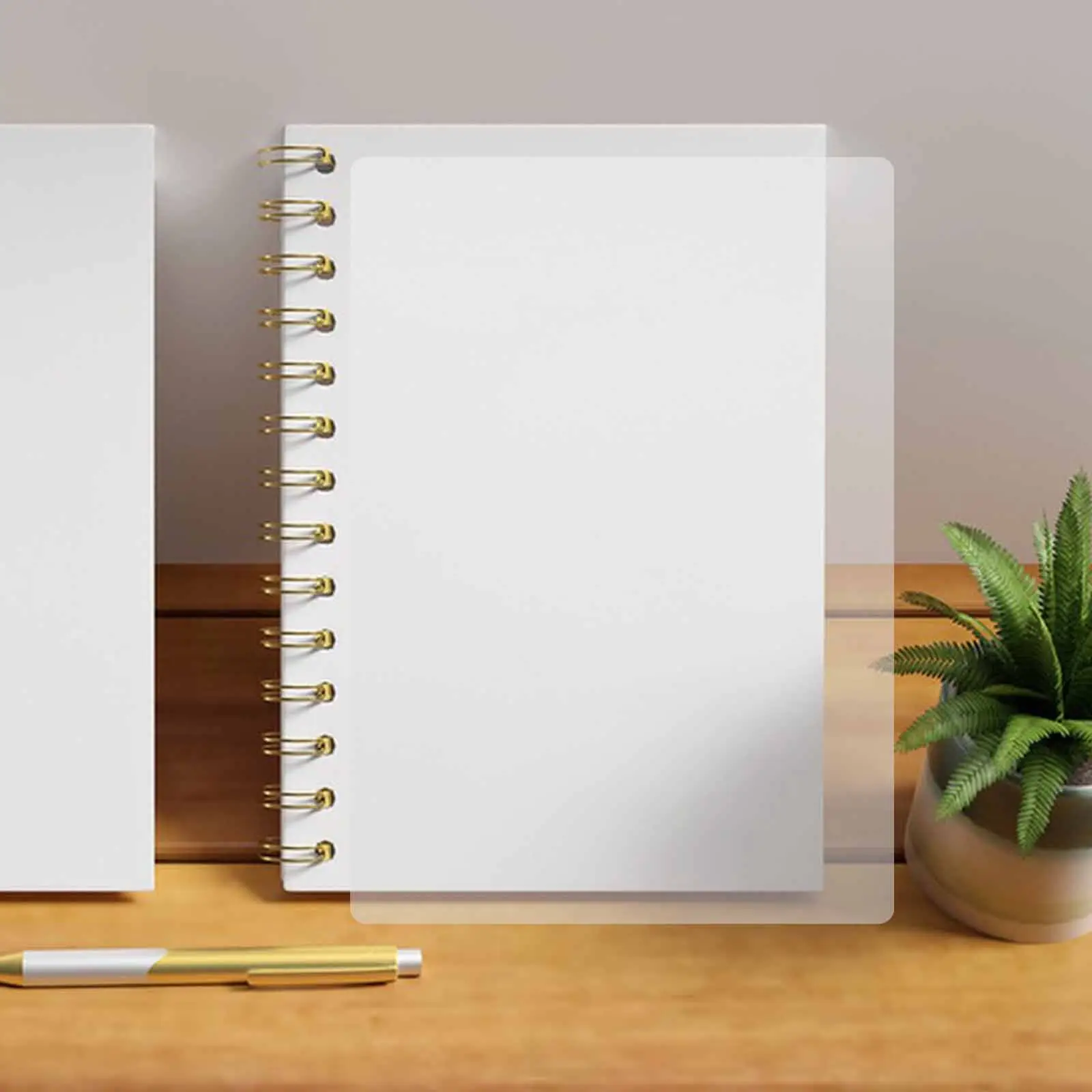 

50Pcs A4 Transparent Binding Sheets Clear Plastic Document Protector Film Waterproof Professional Matte Finish for Reports