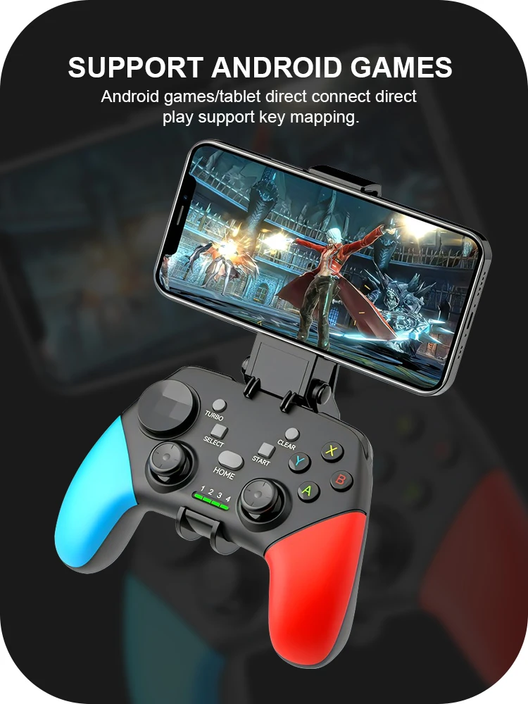 VILCORN Bluetooth-compatible Gamepad for Android Mobile Cell Phone Game Controller For Minecraft Genshin Pubg PPSSPP
