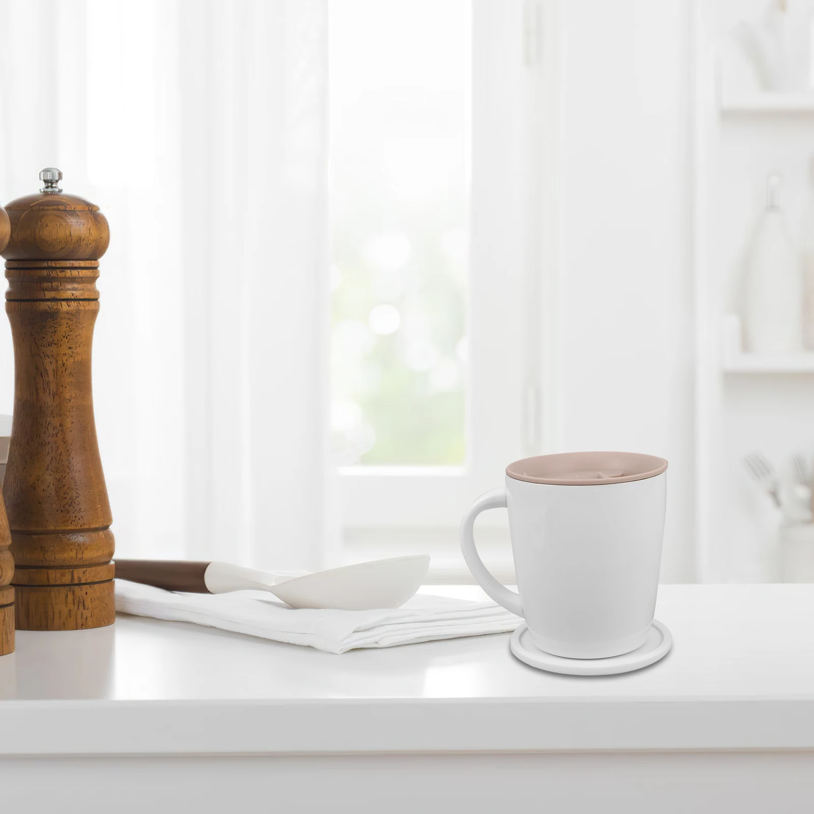 

4 Pcs Coaster Cup Pad Portable Mat for Drinks Silica Gel Beer Placemat Coasters