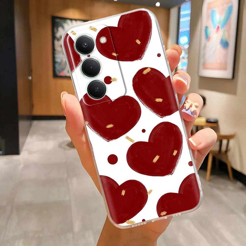 حافظة لهاتف Redmi 15 4G أنماط غطاء الهاتف لينة بولي يوريثان سيليكون واضح الوفير لشاومي Redmi 15 5G حافظات قذائف واقية redmi15