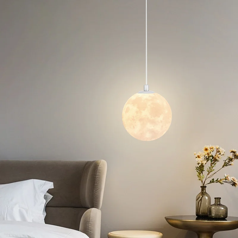 Lustre de sala de jantar, lâmpada de lua, corredor, bar, loja, lâmpadas decorativas, quarto, cabeceira