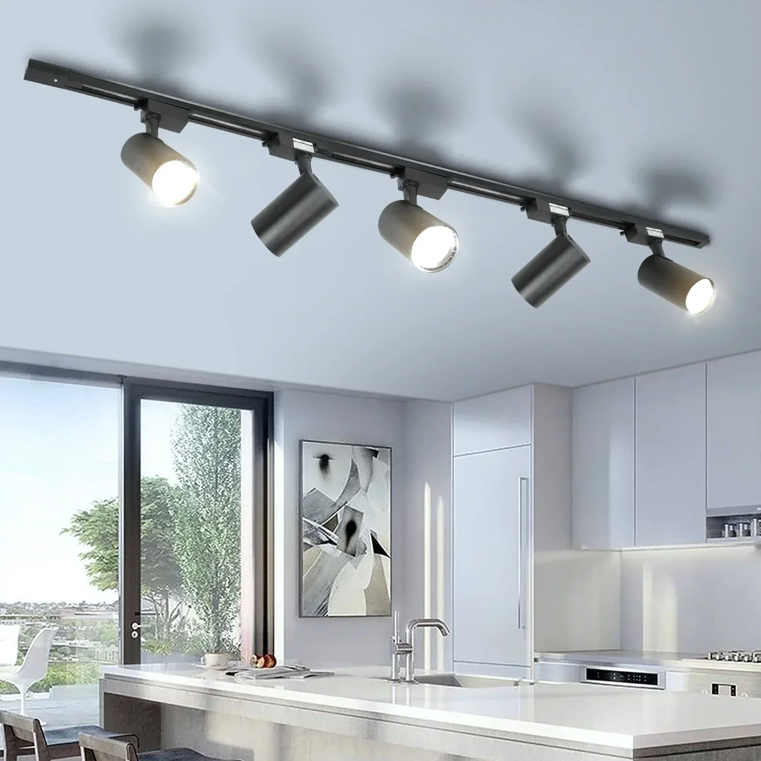 LED Track Light Set 12-40W High Brightness Ceiling Lamp For Street Living Room Kitchen Home appliance Rail Mobile Spotlights Led