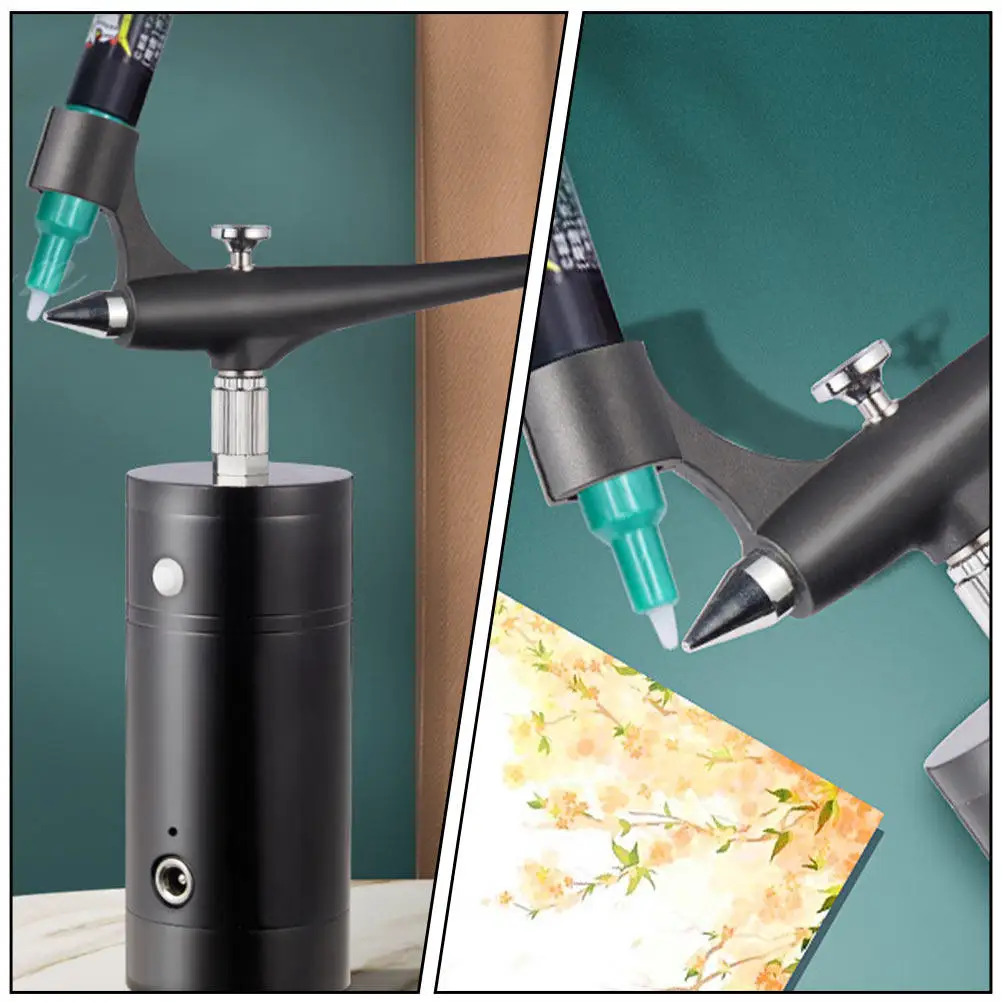 

Профессиональная портативная аэрографическая система с маркером, стабильным давлением и распылителем краски для художественных работ и инструментов для раскрашивания, 1 шт.