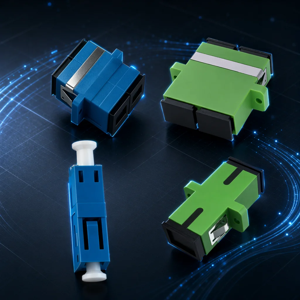 10PCS LC SC Simplex/Duplex  Fiber Optic Coupler Female to Female, UPC/APC Adapter for FTTH ODF Patch Panel, High Precisio