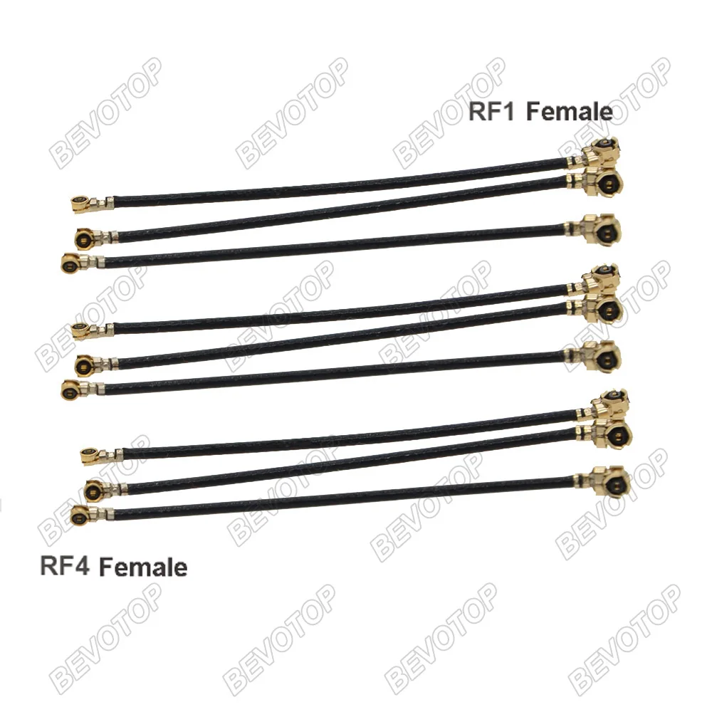 100pcs  MHF4 U.fl RF Cable Pigtail U.fl IPX1 RF1 Female to MHF4 RF4 Female Jack RF1.13 Cable for Router 3g 4g Modem