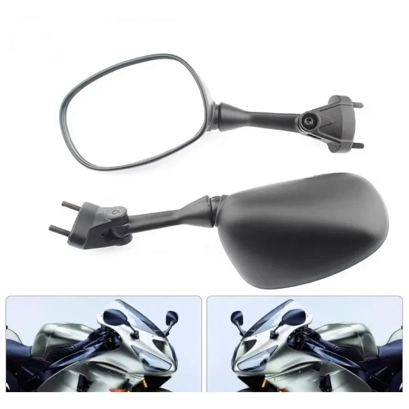 Motorcycle Rear View Side Mirrors Black For Kawasaki NINJA ZX10R 2004 2005 2006 2007 2008 2009 2010 ZX6R ZX-6R 2005 2006-2008