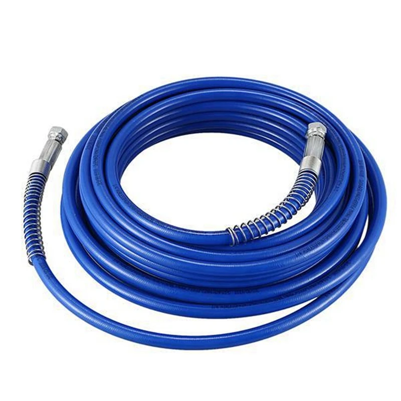 10M Spray Hose Airless Paint Hose 1/4 Inch Airless Sprayer 3600 PSI High Pressure Fiber Pipe For Sprayer Tool