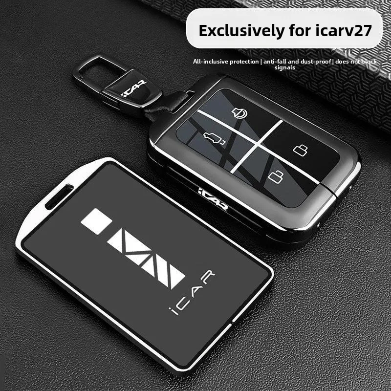 Chery iCar V27 Keycase 2026 New Bluetooth Physical Card Protective Shell Buckle Automotive Accessories Men and Women B