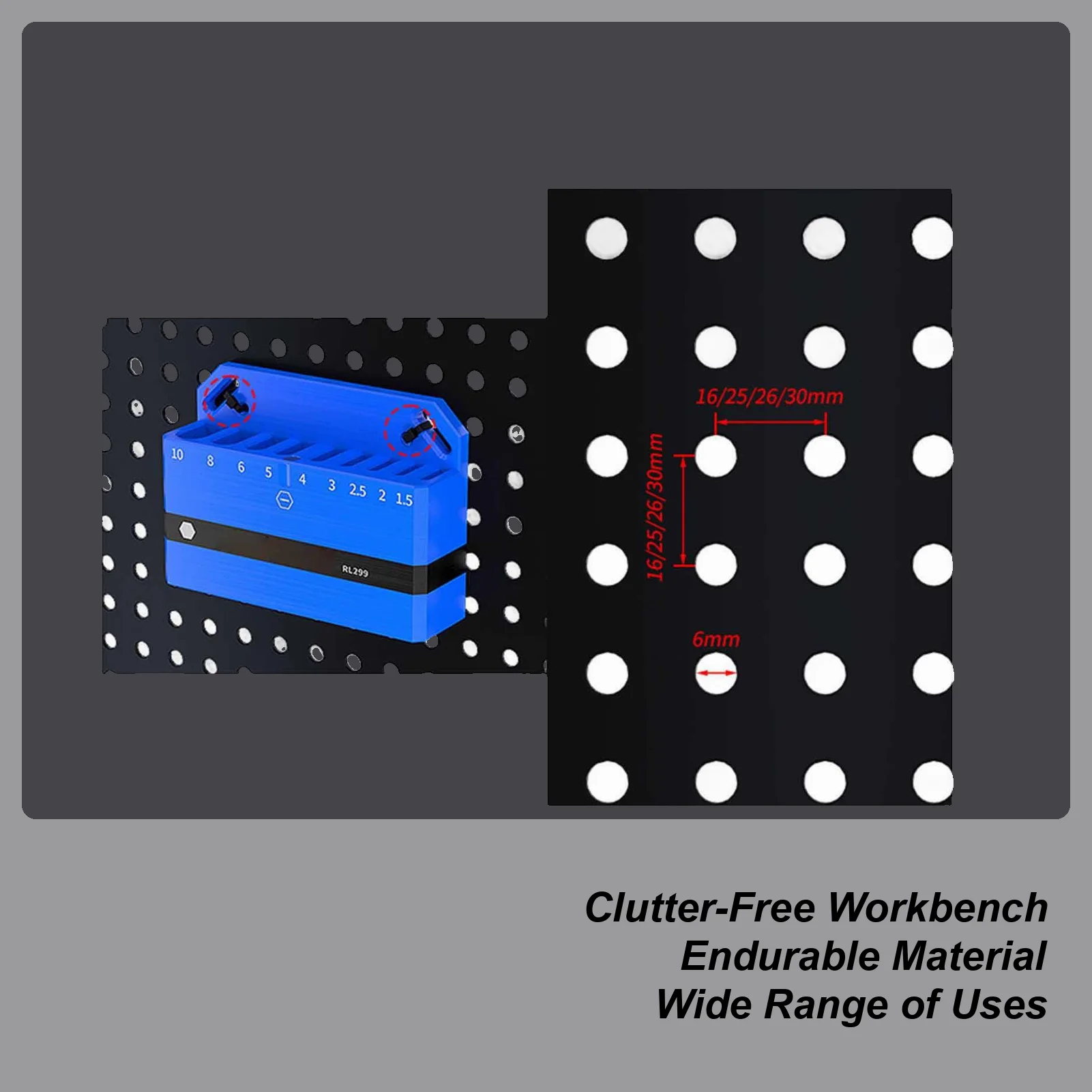 

Wrench Organizer Magnetic Magnetic Tool Holder Wrench Wall Mount For Bike Hex Spanner Repair Tool Wall Organization Display