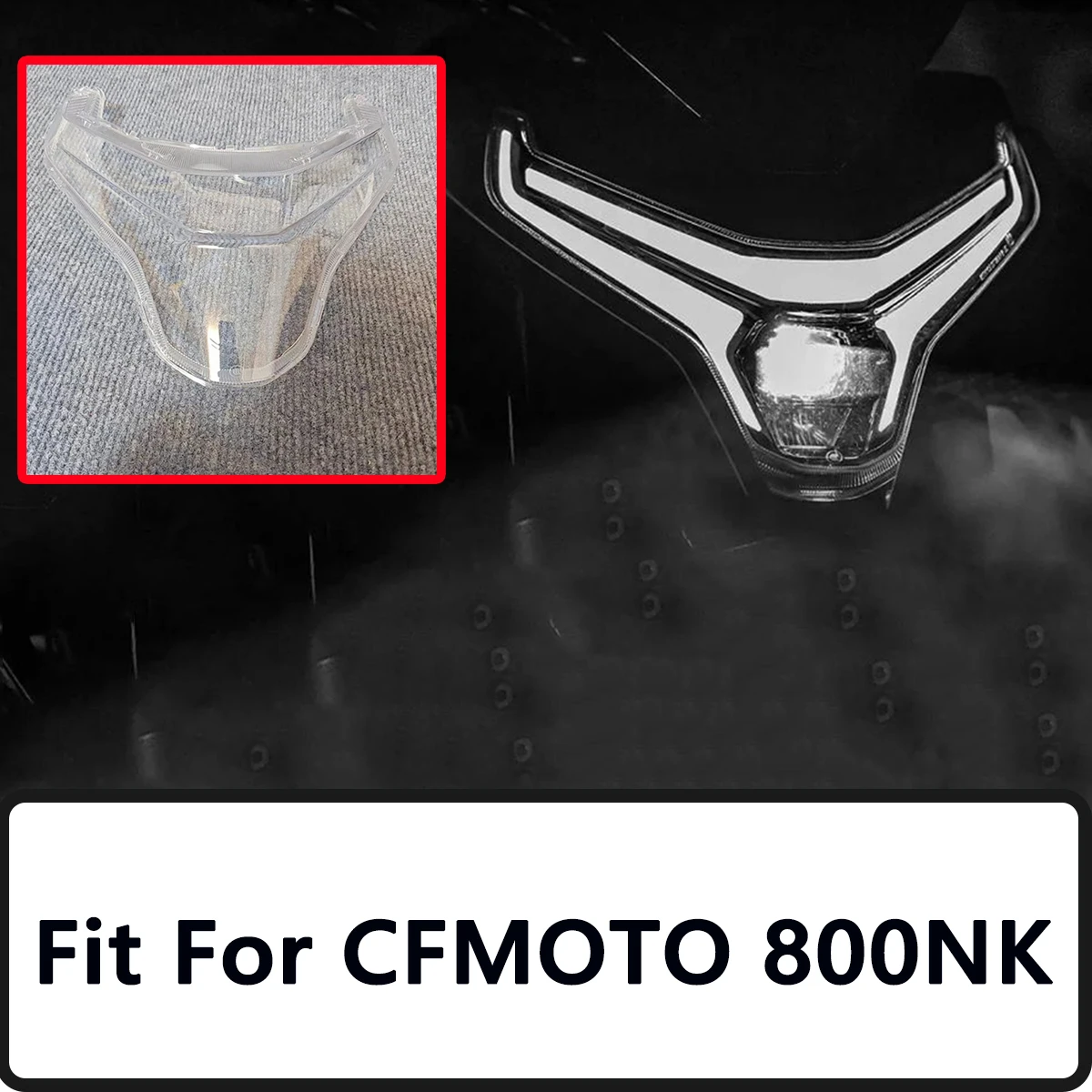 

800NK Motorcycle headlight accessories headlight lampshade headlight glass modification parts housing For CFMOTO NK800 CF800-7