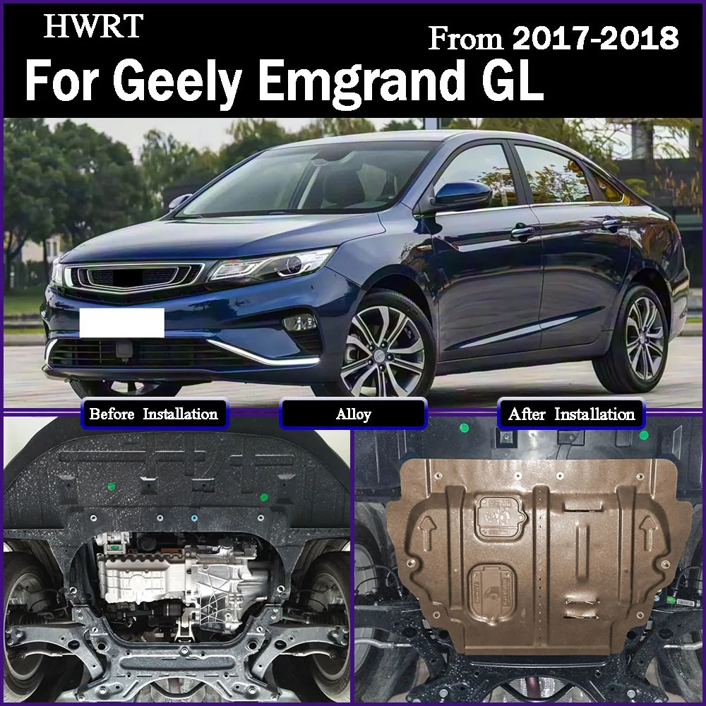 Engine Guards Manganese Steel Engine Protection Device For Geely Emgrand GL‌‌ 2017-2018 1.3T 1.8L 1.4T Accessories