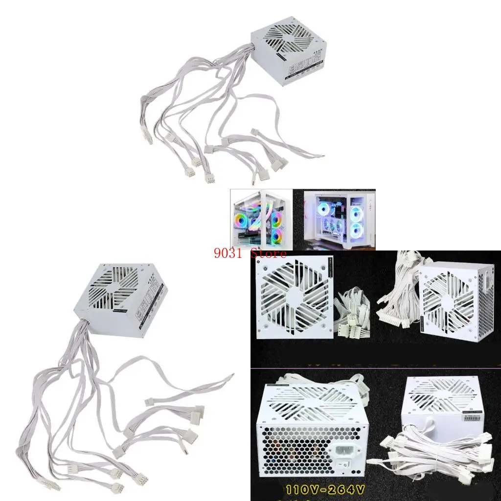 

110-264V 750W Computer Gaming Power Supply with Cooling Fan Video Game Computer