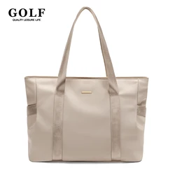 GOLF Tote Bag Women Elegant Ladies Shoulder Bags For Work 14 Inch Tote Bags With Zipper Compartments Commuter Bag Large Capacity