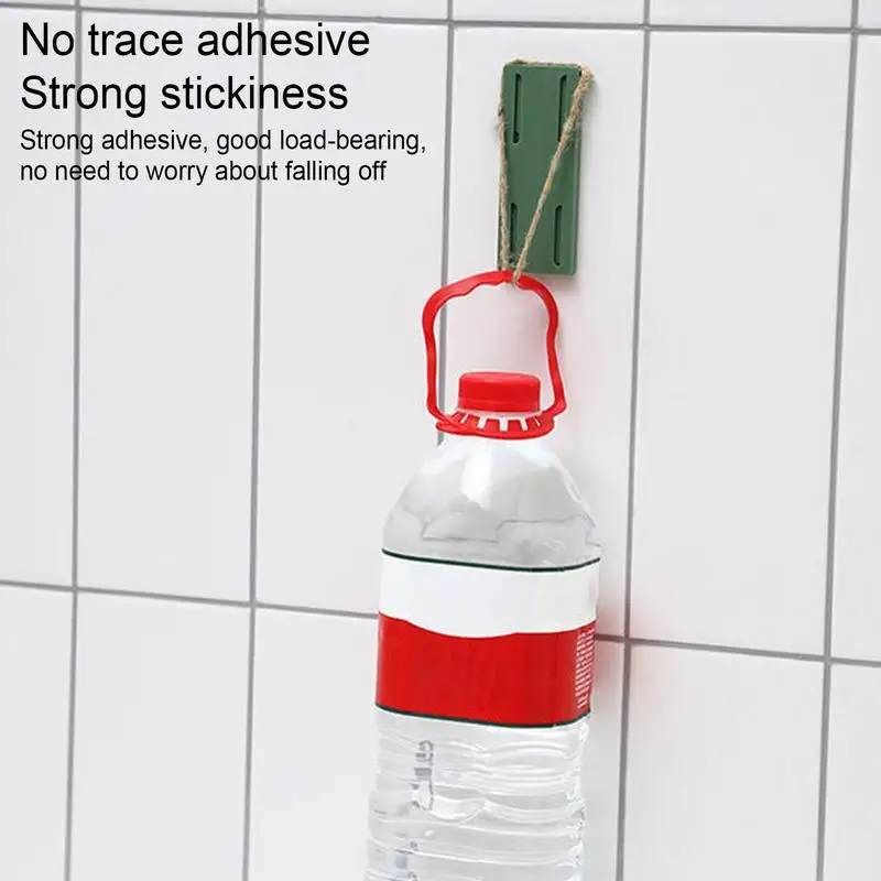 Power Strip Holder Fixator No Hole Plug-in Wall Hanging Socket Fixer Strong Loading Wall Fixer for WiFi Router Paper Towel Box