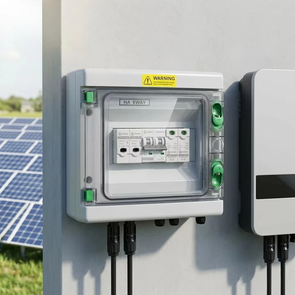 CE Certified Premium 600VDC 1 String PV Combiner Box IP65 Waterproof Outdoor Solar Junction Box for Residential Solar System