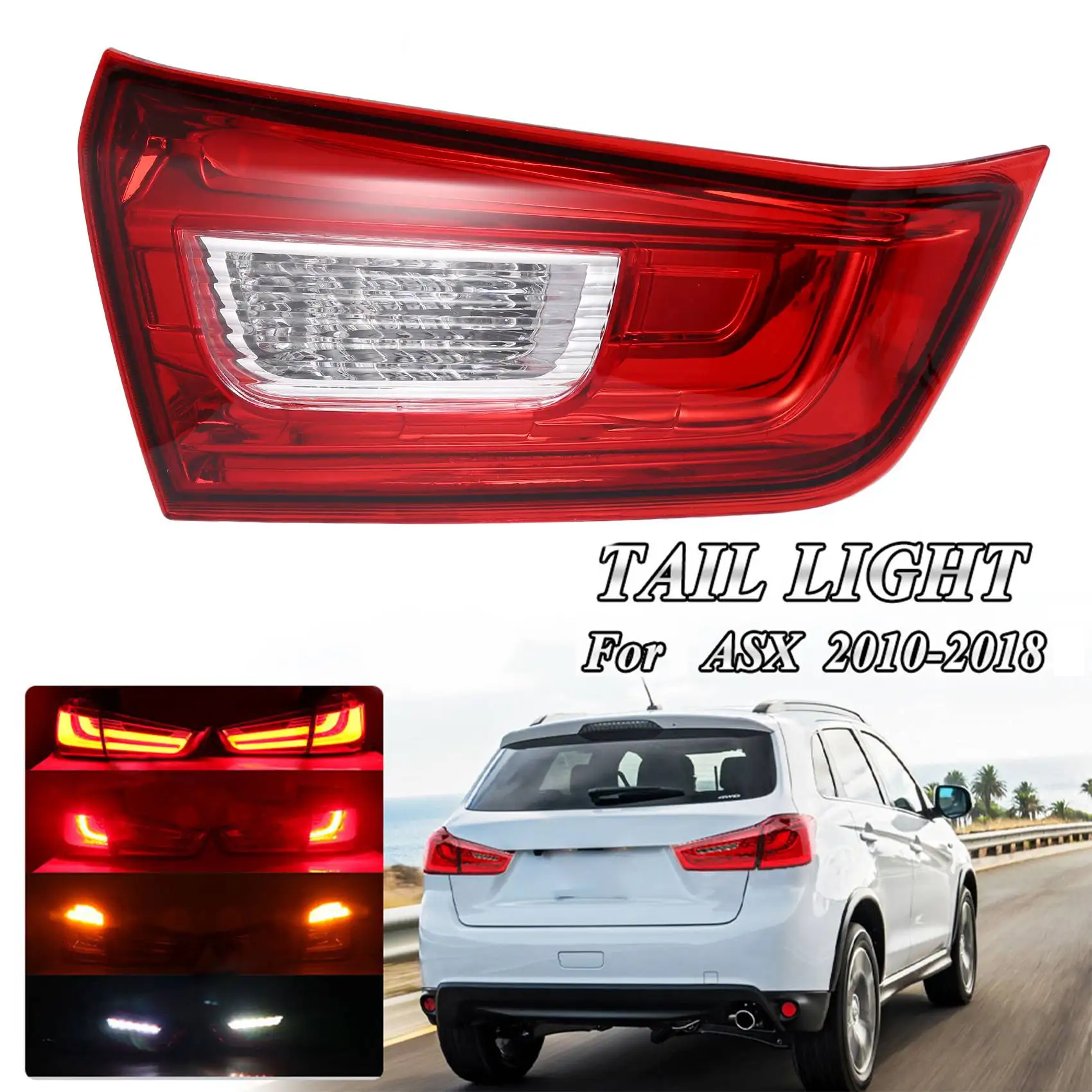 Left Inner Tail Light Rear Fog Lamp Signal Reversing Lights for Mitsubishi Outlander Sport ASX RVR GA2W GA5W GA6W GA1W